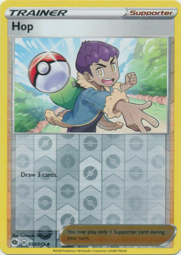 Hop Reverse Holo 053/073 Rare Champions Path Pokemon Card